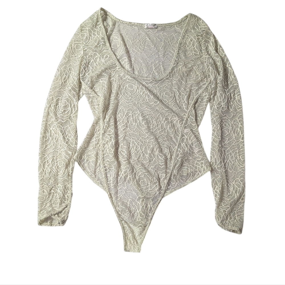 Intimately Free People Lace Bodysuit Medium